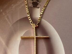 COLLAR C3 CRUZ GRANDE PERSONALIZADO CON CIRCONIAS