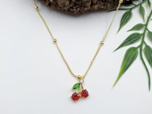 Collar cereza personalizada