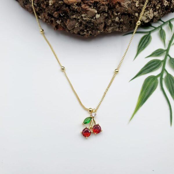 Collar cereza personalizada
