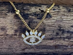 COLLAR C1 OJO TURCO PERSONALIZADO CON CIRCONIAS