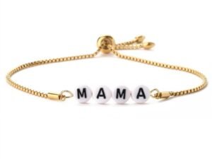 PULSERA DORADA CUENCAS MAMA