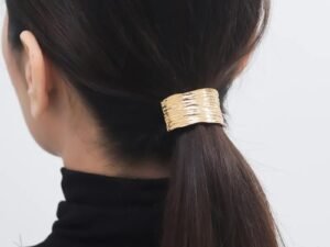 Coleta rectangular labrada accesorio para el cabello