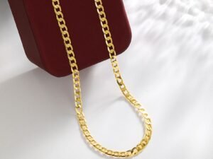 Collar dorado eslabones Chapado en oro 18k
