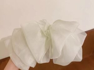 moño blanco accesorio para el cabello