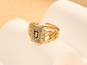Anillo dupe monaco Acero inoxidable