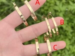 Aretes estilo aro dupe
