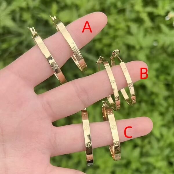 Aretes estilo aro dupe
