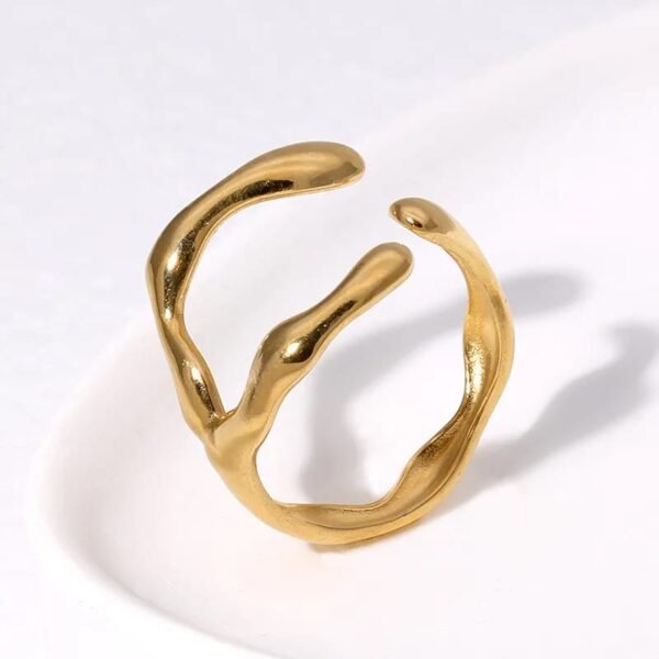 Anillo abierto ajustable