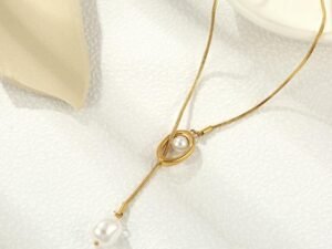 Corbatero perla 64 cm acero inoxidable