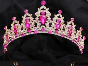 Corona Rojo ciruela Fashion