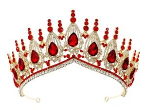 Corona Princesa diamante rojo