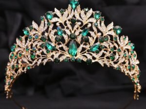 Corona hoja verde fashion